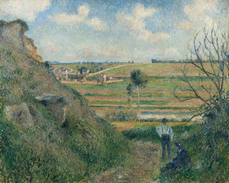 Пейзаж, Базенкур by Камиль Писсарро, 1881 — digital art print download