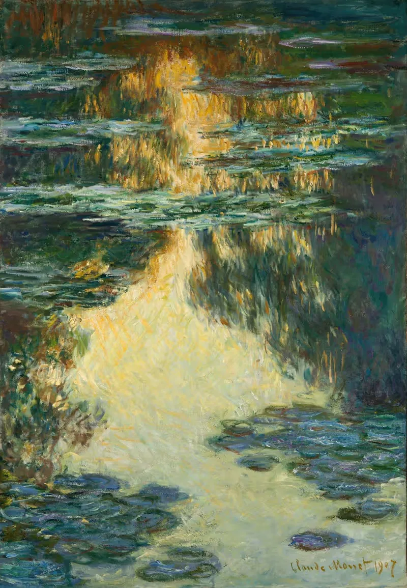 Водяные лилии by Клод Моне, 1907 — digital art print download
