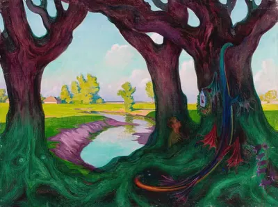 Маленький алтарь by Францишек Лубеньский, 1924 — digital art print download