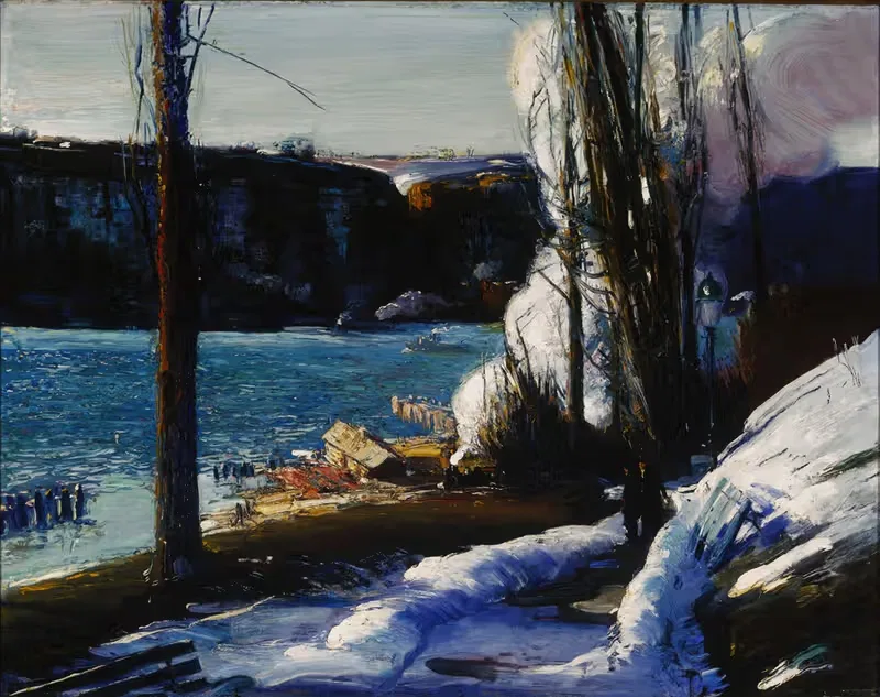 The Palisades by George Wesley Bellows, 1909 — digital art print download