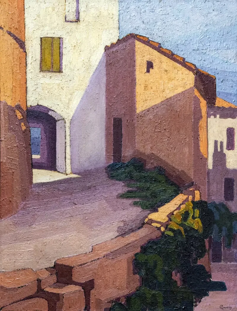 Houses in Puycelsi — Georges Gaudion