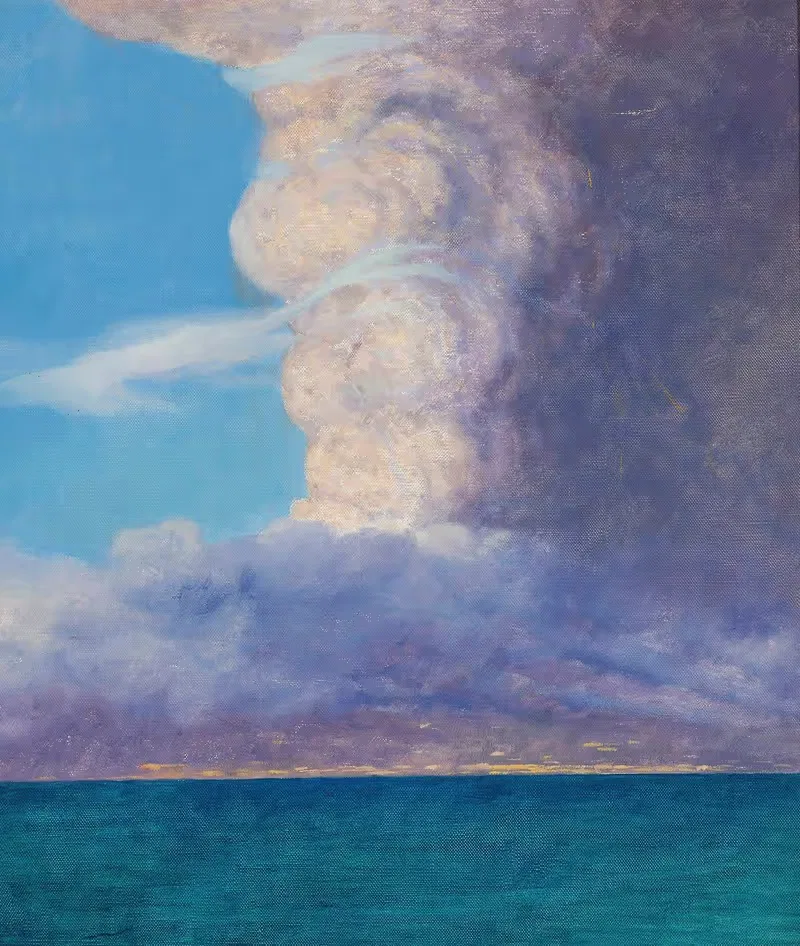 Marine landscape by Ignacy Józef Protasewicz — digital art print download