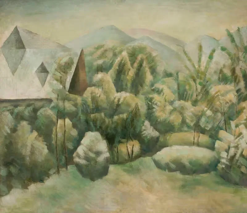 Сад в Закопане by Яцек Мержейевский, 1915 — digital art print download