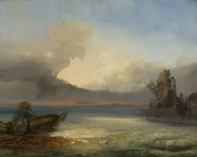 Marine landscape by James Baker Pyne — digital art print download