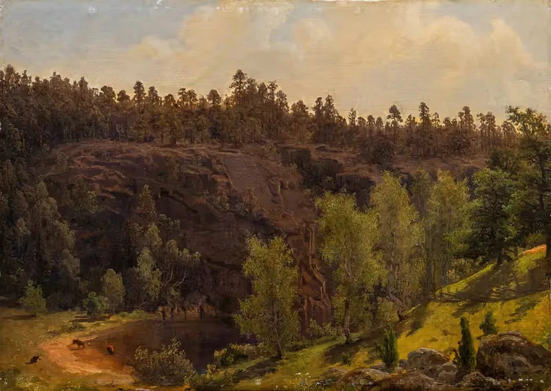 Woodland Pool in Sunshine — Marcus Larson