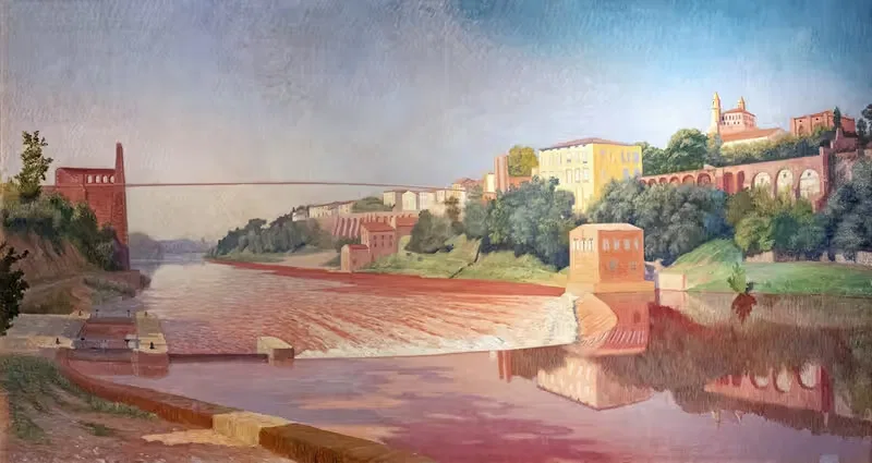 Panorama de Rabastens by Paul Prouho — digital art print download