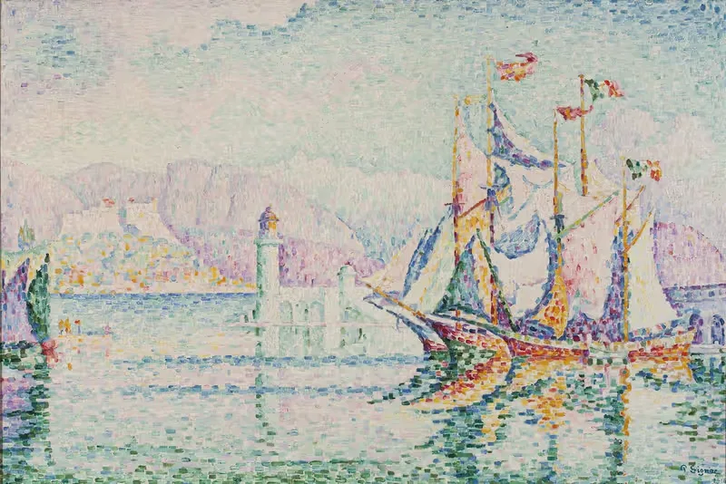 Антиб – Утро by Поль Синьяк, 1914 — digital art print download