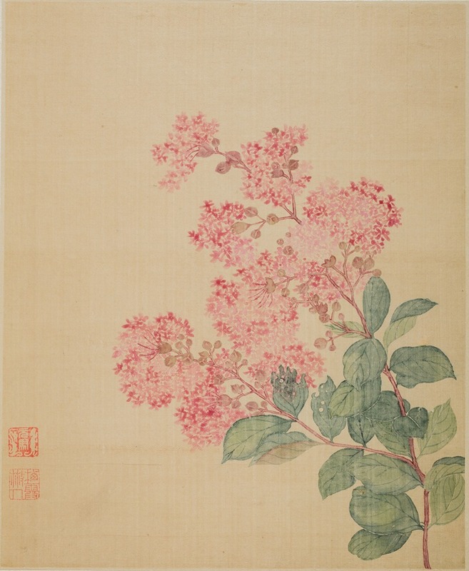 Hydrangea by Ma Yuanyu, 1690 — digital art print download