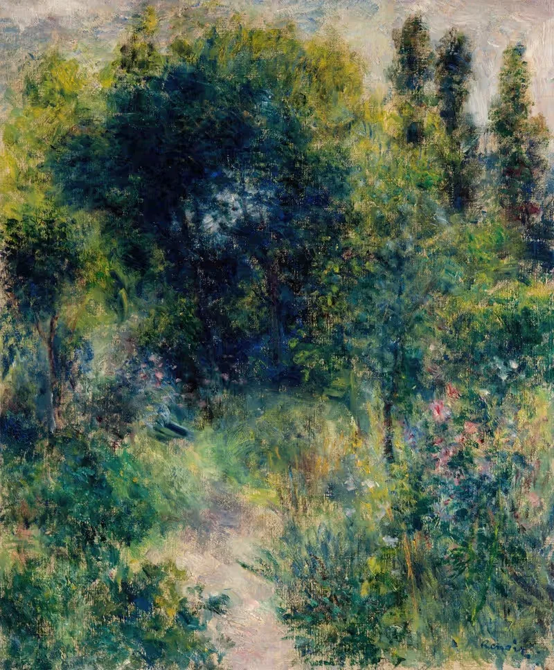 Сад by Пьер-Огюст Ренуар — digital art print download