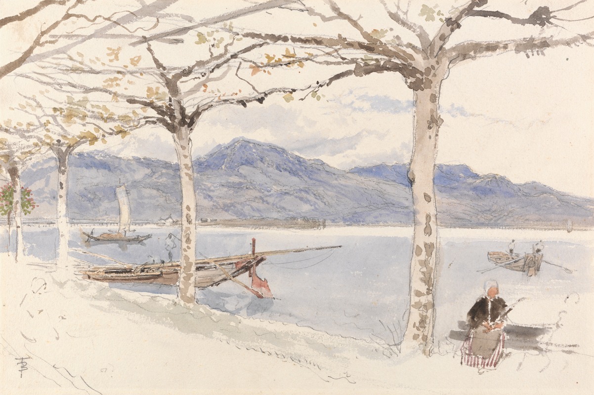 Lago Maggior, Italy by Майлс Биркет Фостер — digital art print download