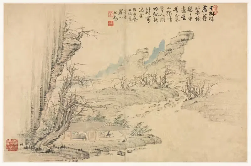 Landscapes in Various Styles after Old Masters 1 — Mei Qing
