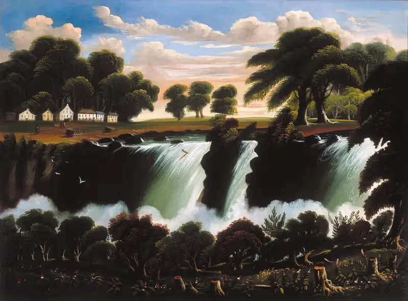 Genesee Falls, Rochester by Thomas Chambers — digital art print download