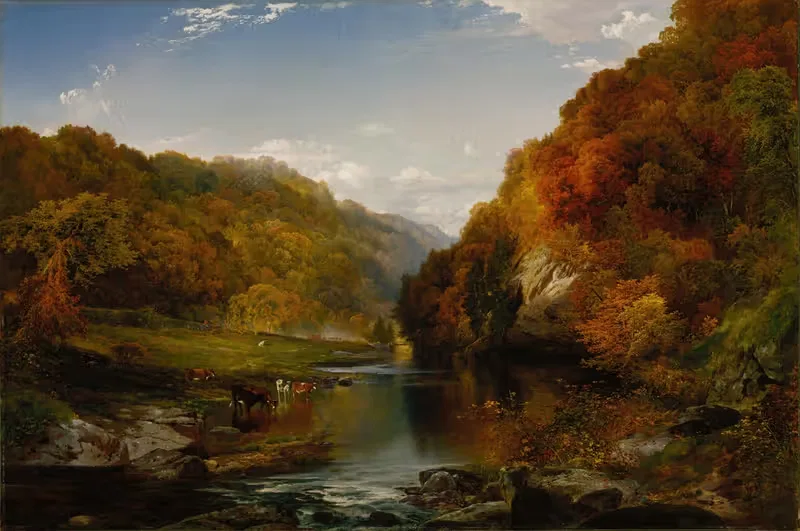 Autumn Afternoon, the Wissahickon — Thomas Moran