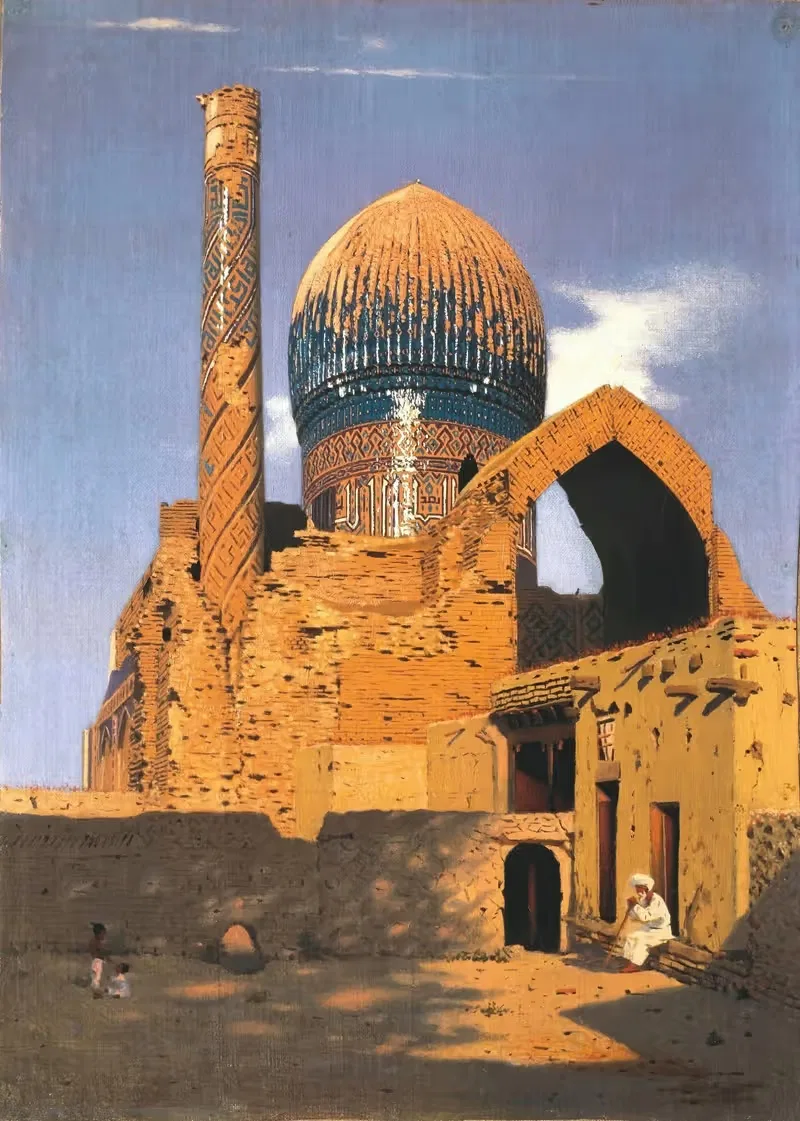 Мавзолей Гур Эмира. Самарканд by Василий Верещагин — digital art print download