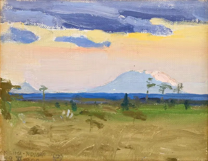 Килима-Нджаро, 22 VI by Аксели Галлен-Каллела, 1909 — digital art print download