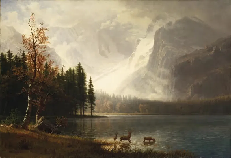 Estes Park, Colorado, Whyte's Lake — Albert Bierstadt