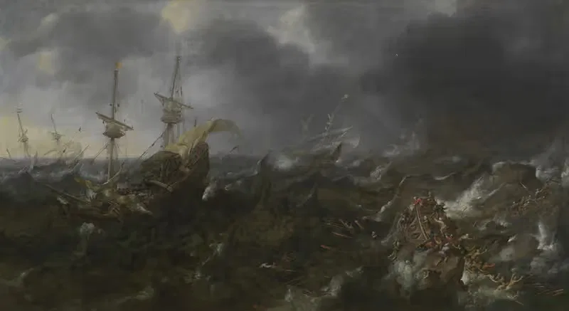 The battle of Lepanto — Andries van Eertvelt
