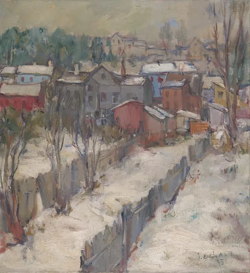 В пригороде Тарту by Андрус Йохани, 1935 — digital art print download