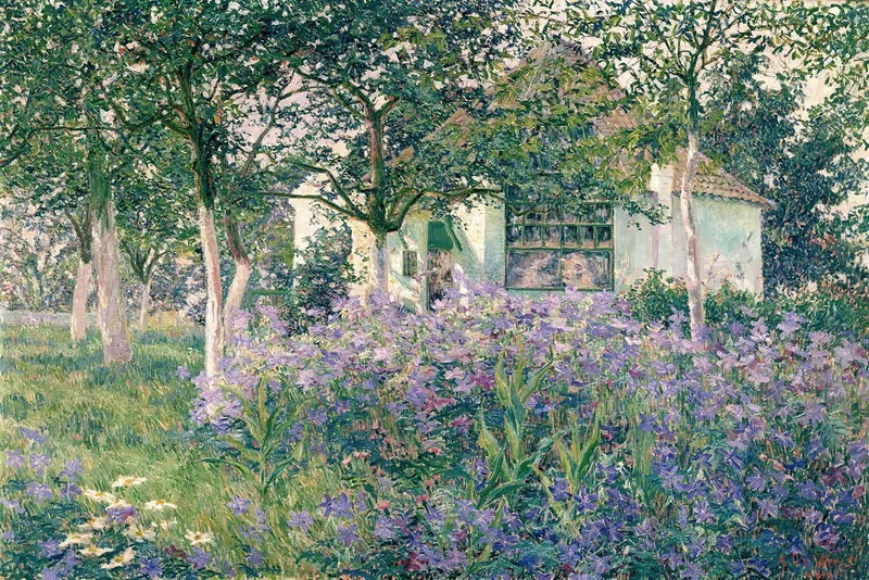 Mijn atelier in juni by Anna De Weert, 1909-1910 — digital art print download