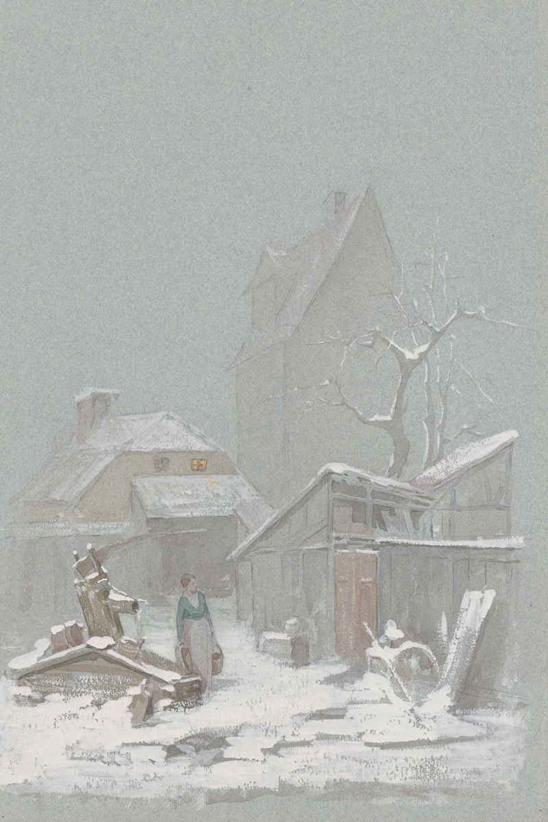 Schelfloo in the Snow by Anna Nordlander — digital art print download