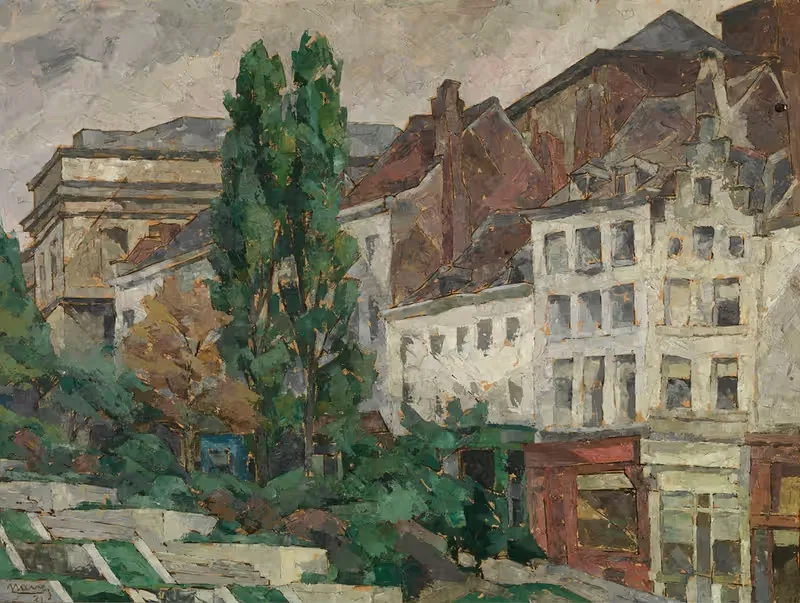 Хофберг в Брюсселе by Артур Навез, 1921 — digital art print download