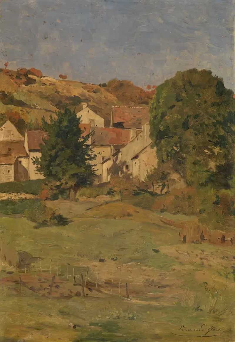 A view near Saint-Jean-de-Luz — Edmond Charles Joseph Yon