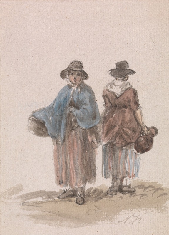 Welsh Peasant Women by Николас Покок — digital art print download