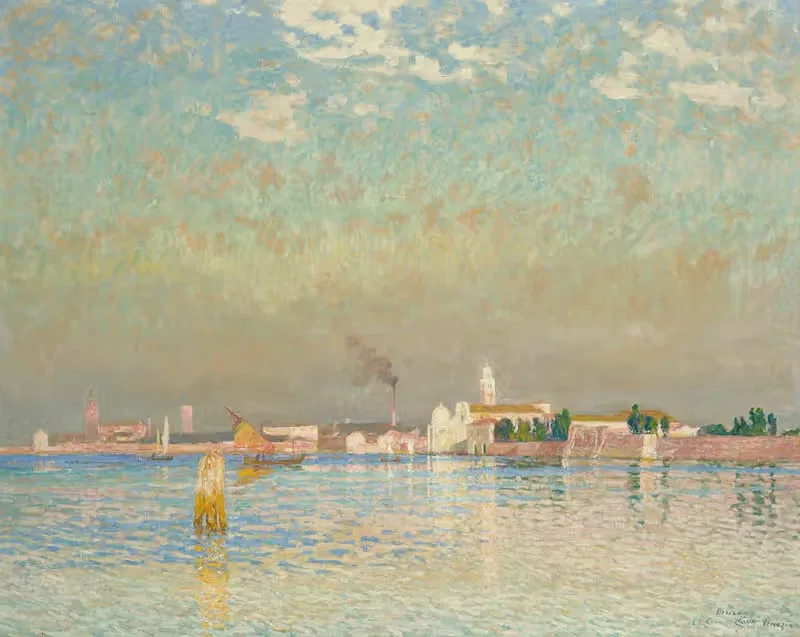 Вид на Мурано, Венеция by Эмиль Клаус, 1906 — digital art print download