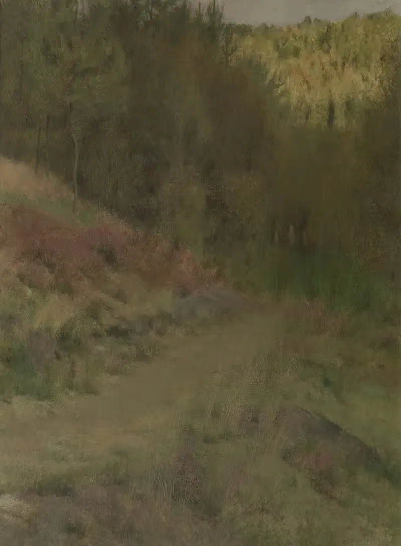 Пейзаж в Фоссете by Фернан Кнопфф — digital art print download