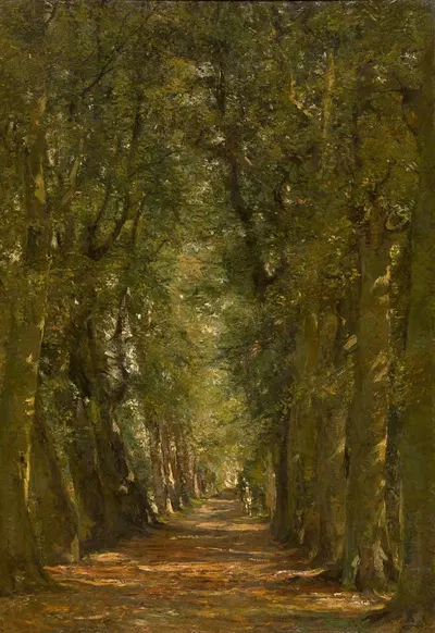 Солнечная аллея by Франц Куртенс, 1894 — digital art print download