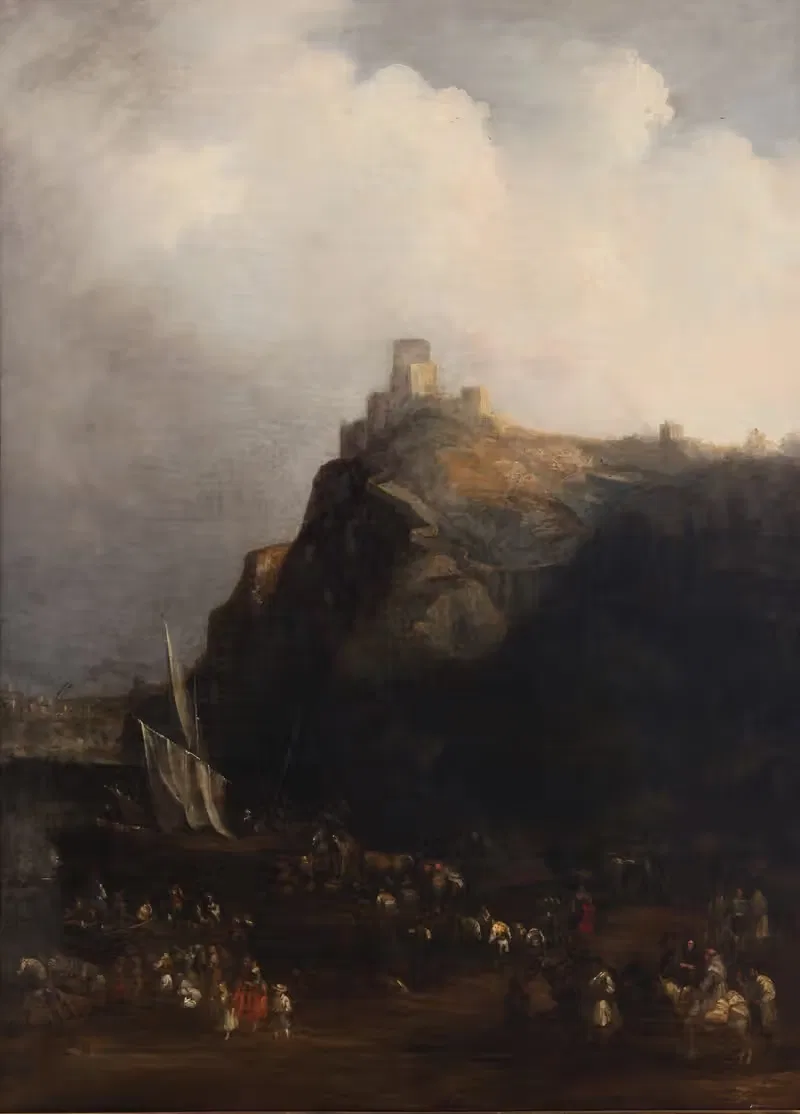 Замок Гаусин by Генаро Перес Вильямиль, 1838 — digital art print download