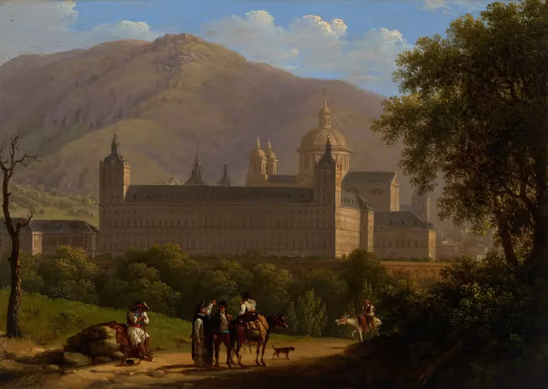 View of the Escorial — Giuseppe Canella