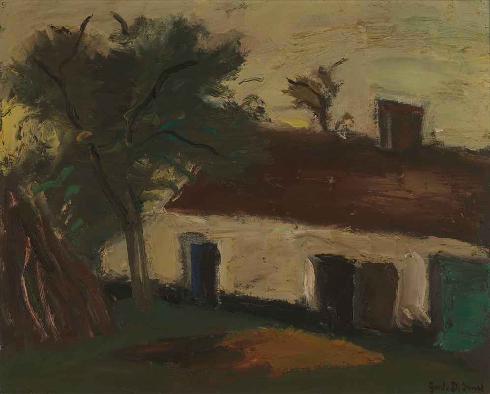 Stable by Gustave De Smet, 1939 — digital art print download