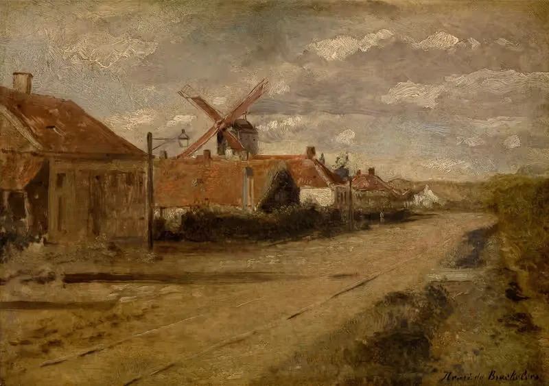 Мельница в Киле by Анри де Бракелер, 1885-1888 — digital art print download
