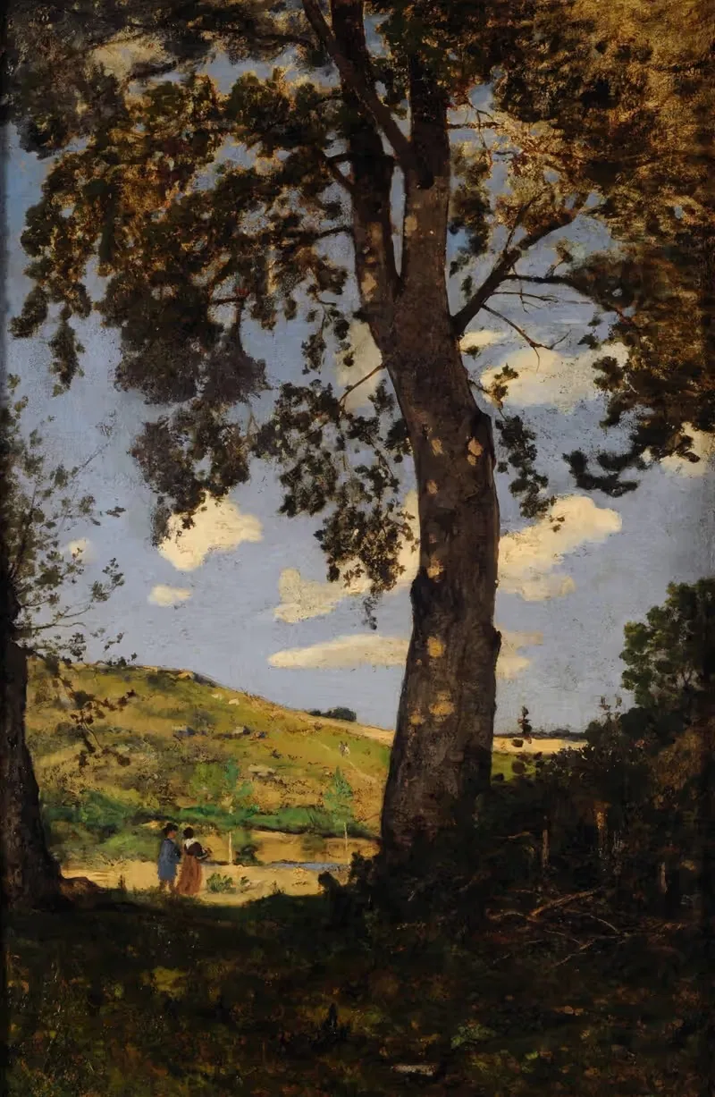 Le gros arbre by Henri-Joseph Harpignies — digital art print download