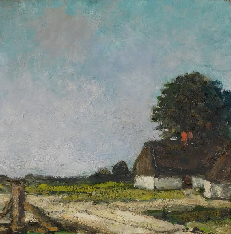 View in the Kempen with a Plank Bridge — Jakob Smits