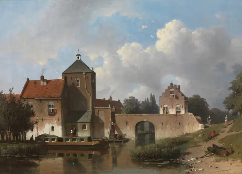 The IJsselpoort at IJsselstein — Jan Weissenbruch