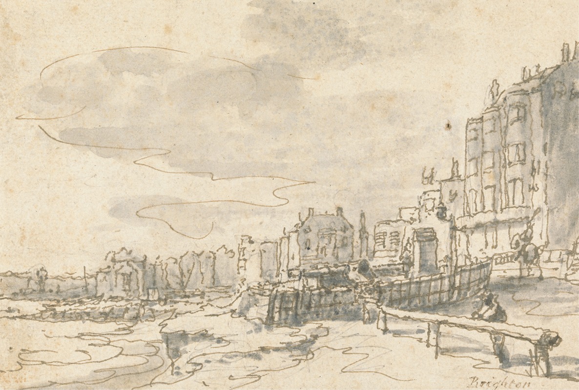 The Front at Brighton by Philip James de Loutherbourg — digital art print download