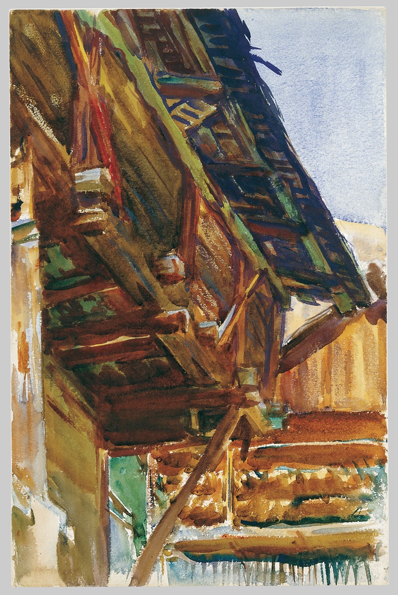 Chalet by John Singer Sargent, 1912 — digital art print download