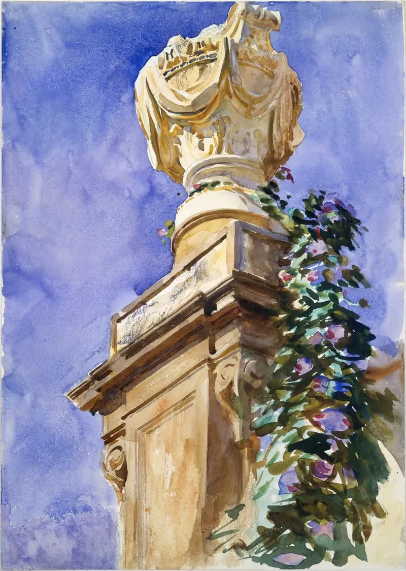 Сад рядом с Лукой by Джон Сингер Сарджент — digital art print download