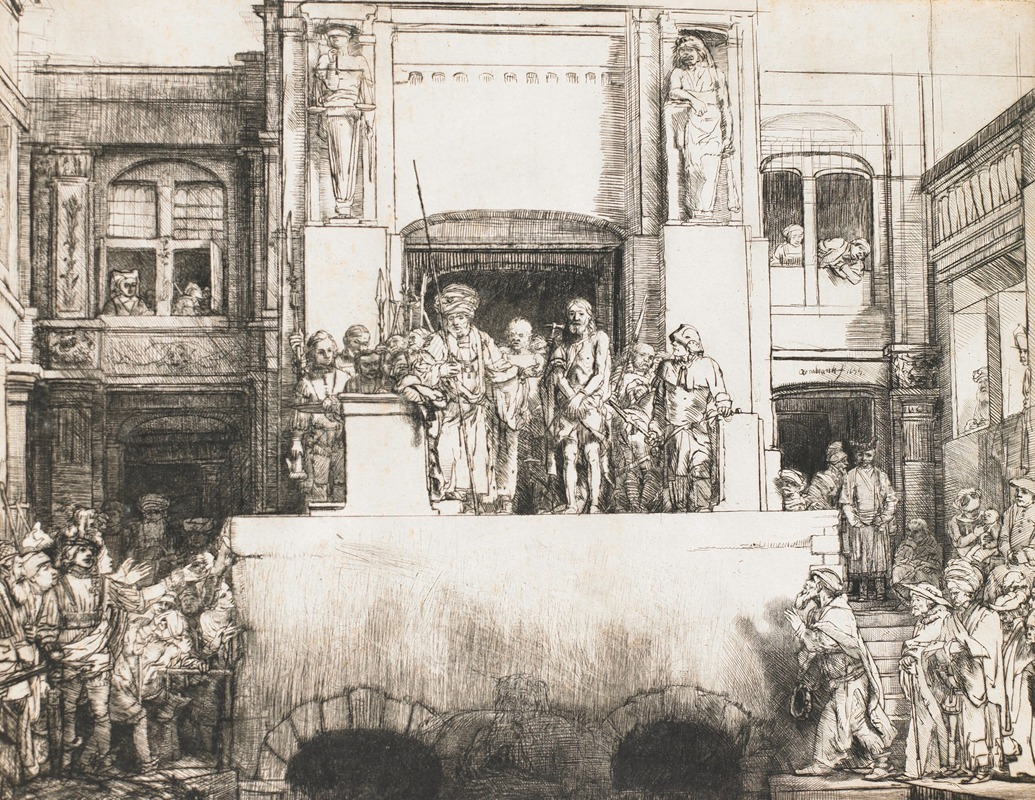 Christ Presented to the People (Ecce Homo) — Rembrandt van Rijn