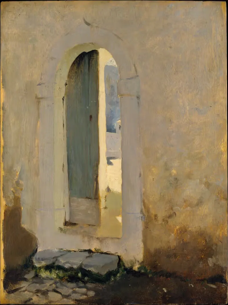 Open Doorway, Morocco by John Singer Sargent — digital art print download