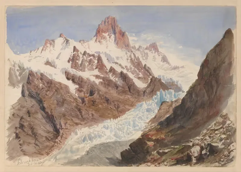 Шрекхорн, Ледяное море by Джон Сингер Сарджент, 1870 — digital art print download