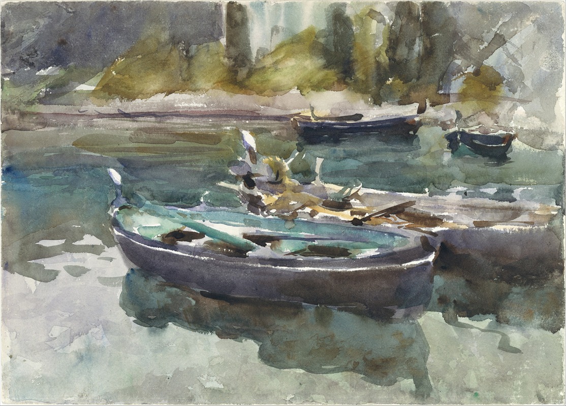 Малые лодки by Джон Сингер Сарджент, 1913 — digital art print download