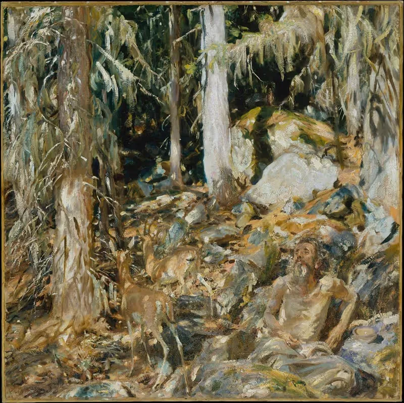 Отшельник (Ил солитарий) by Джон Сингер Сарджент, 1908 — digital art print download