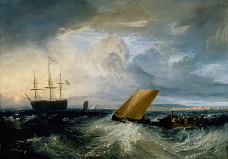 Ширнесс, вид с Нора by Джозеф Мэллорд Уильям Тёрнер, 1808 — digital art print download