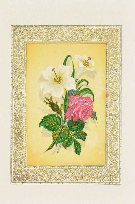 Lily & Rose by John Henry Ingram, 1869 — digital art print download