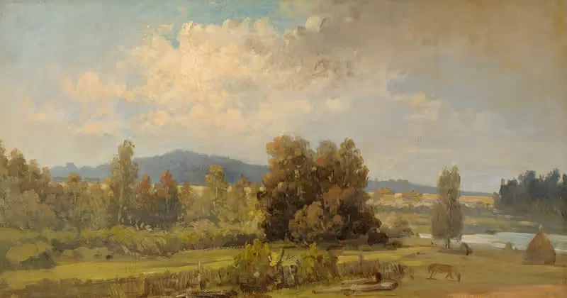 Блауберг рядом с Вольмаром by Джули Вильгельмина Хаген-Шварц, 1868 — digital art print download