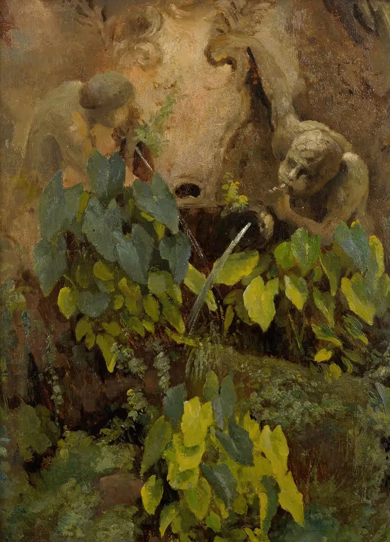 Колодец с фавнами by Джули Вильгельмина Хаген-Шварц — digital art print download