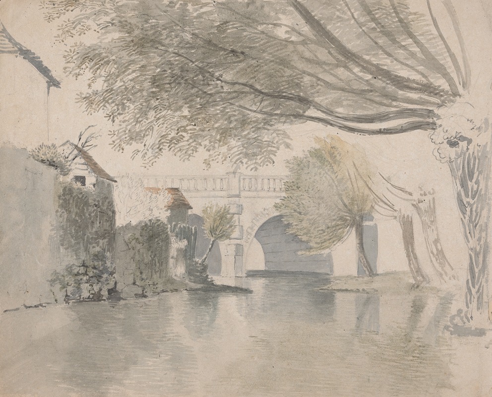 Magdalen Bridge, Near Oxford — Rev. William Warren Porter